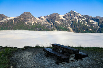 Dem Nebel entfliehen