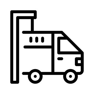 recommend clip art: loading dock line icon