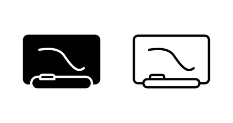 Interactive Whiteboard Vector Icon