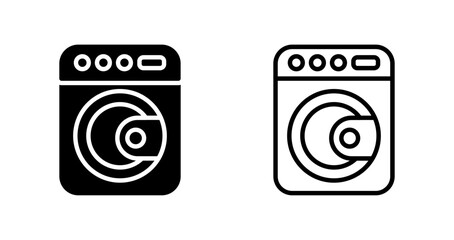 Washing Machine Vector Icon
