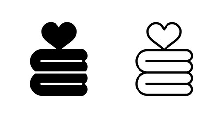 Love blanket Vector Icon