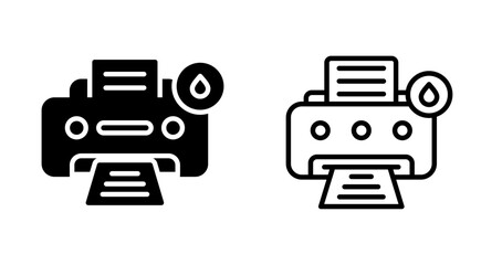 Inkjet Printer Vector Icon