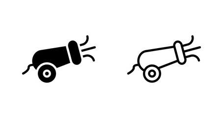 Confetti Cannon Vector Icon