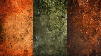 Triptych of Earthy Textured Panels