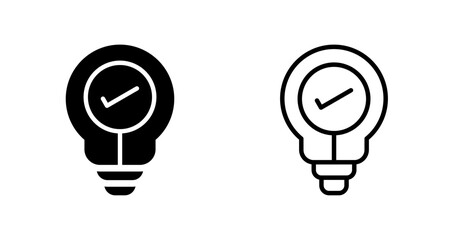 Lightbulb Vector Icon