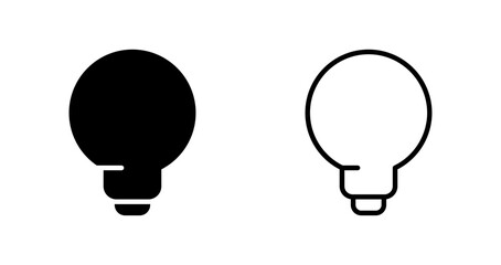 Lightbulb Vector Icon