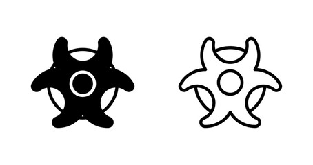 Biohazard symbol Vector Icon