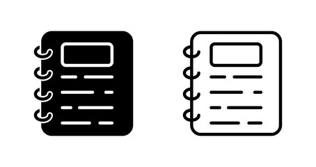 Address Book Vector Icon