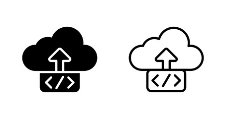 Cloud Deployment Vector Icon