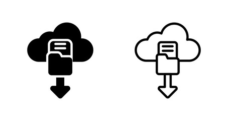 Cloud Security Auditing Vector Icon