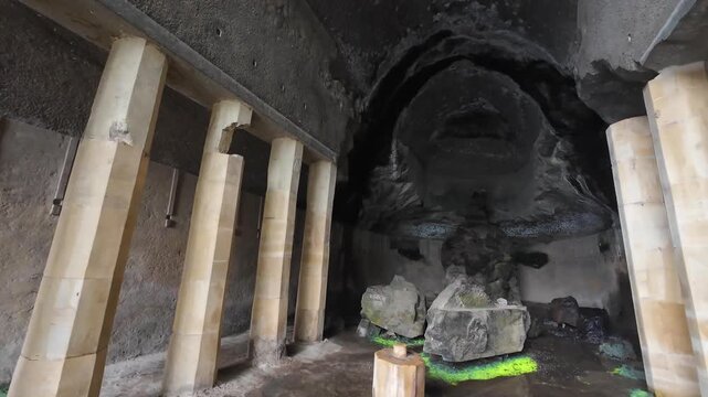 Chaitya hall of kondana caves, Karjat, Maharashtra, India 