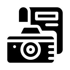 camera glyph icon