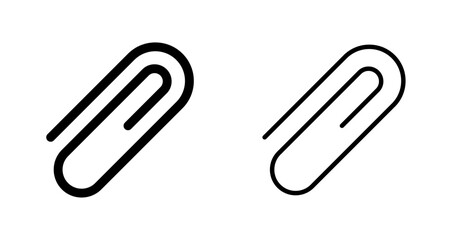 Obraz premium Paperclip Vector Icon