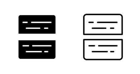 Document Split Vector Icon