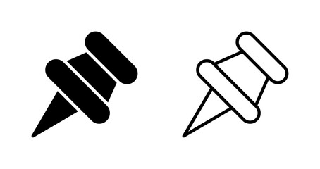 Pushpin Vector Icon