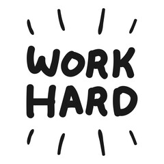 Vector typography of the words 