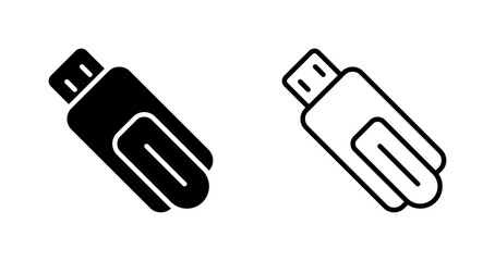 USB Flash Drive Vector Icon
