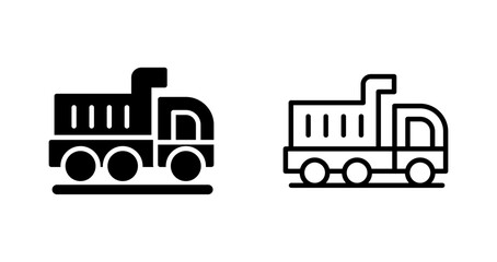 Dump Truck Vector Icon
