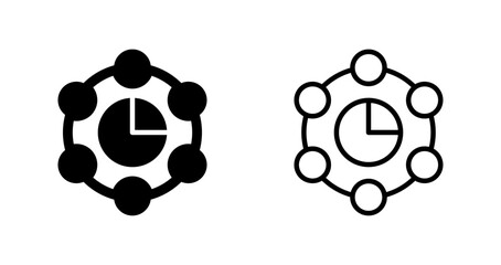 Obraz premium Market Saturation Vector Icon