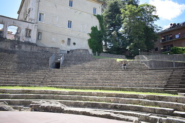 Spoleto, Umbria,anfiteatro,