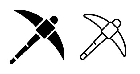Pickaxe Vector Icon