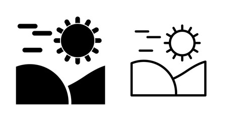 Desert Vector Icon