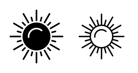 Sun Vector Icon