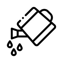 watering can line icon © Deione