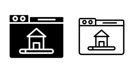 Domain Name Vector Icon