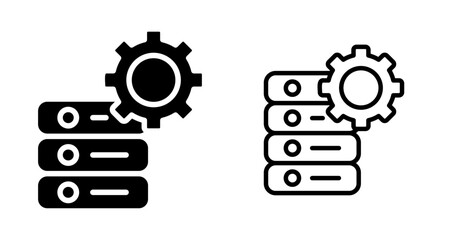 Database Management Vector Icon