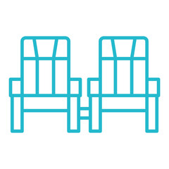 Cinema seats Icon