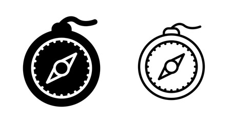 Compass Vector Icon