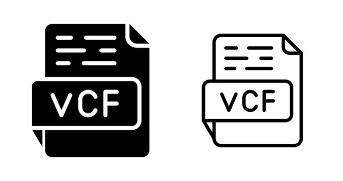 VCF Vector Icon