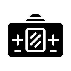 handheld glyph icon