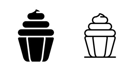 Cupcake Vector Icon