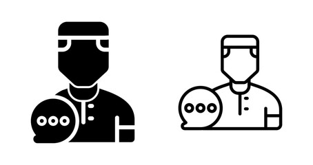 User Chat Vector Icon