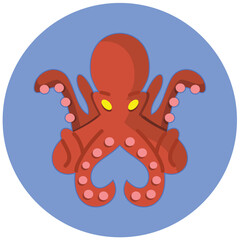 Fototapeta premium Octopus Icon