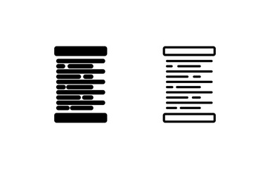 Right Alignment Vector Icon