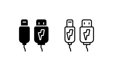 Thunderbolt Vector Icon