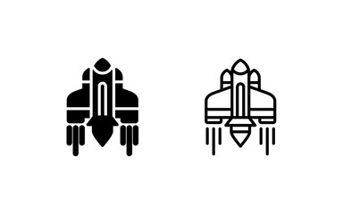 Spaceship Vector Icon