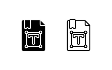 Text Box Vector Icon