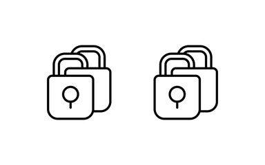 Padlocks Vector Icon