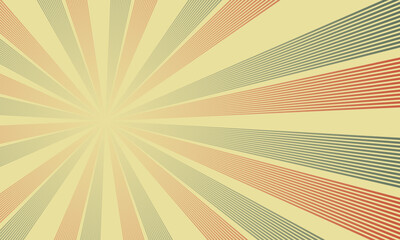 Classic vintage rays sunburst retro background
