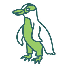 Yellow-Eyed Penguin Icon