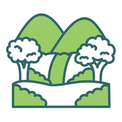 Fototapeta premium Wilderness Icon