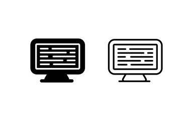 Computer Vector Icon