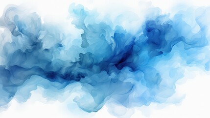 Fototapeta premium Abstract Blue Smoke Art