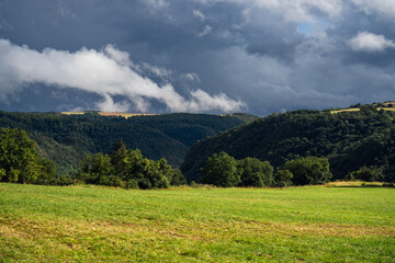 Fototapeta premium Tal der Loreley, Juli 2024