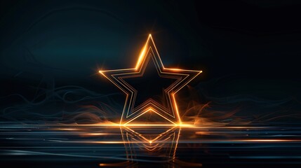 A glowing star symbolizing a goal, surrounded by ethereal light representing the soul