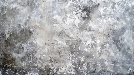 Texture of gray decorative plaster with vignette. Grunge abstract background with space for design.